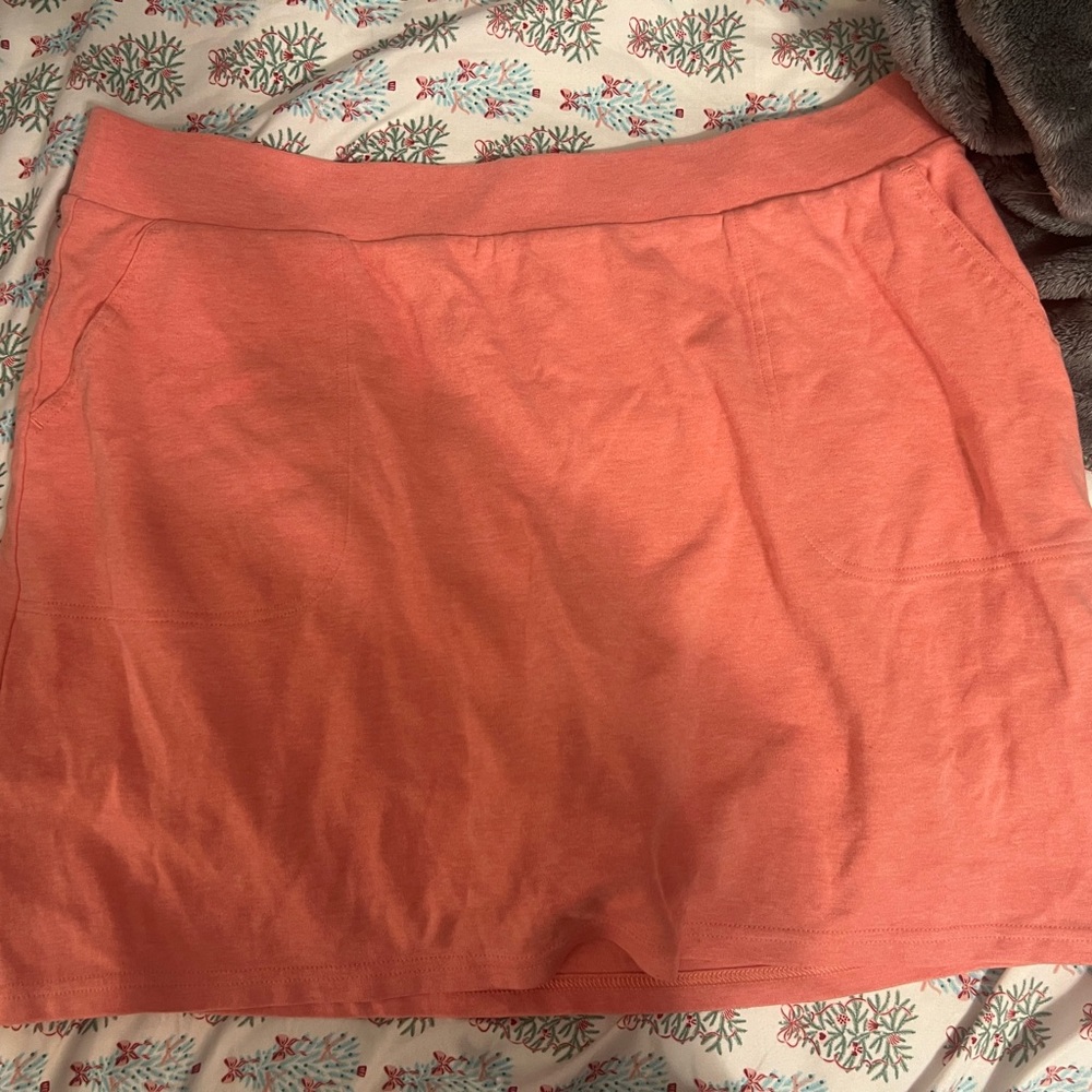 Croft & Barrow Women's Coral Mini Skirt